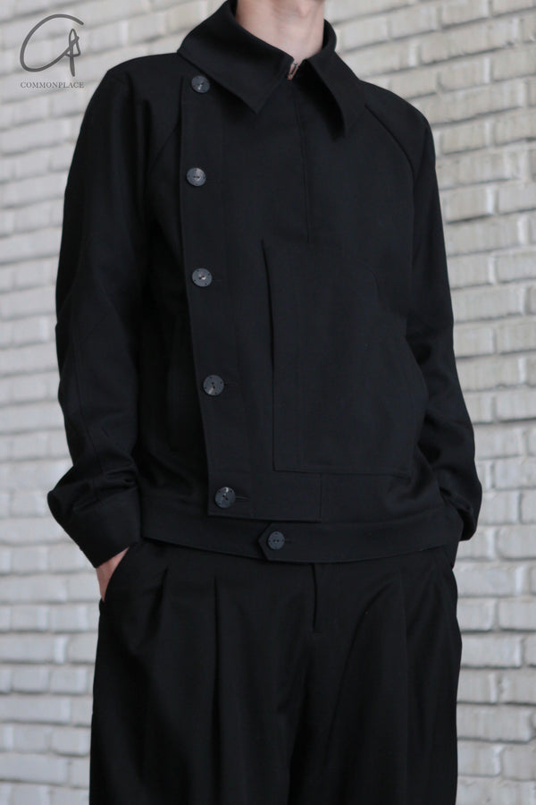 DEVOA 24 Autumn and Winter Wool Jacket Japan DVA-JKI-YWGFJ-HEI Black JKI-YWGFJ